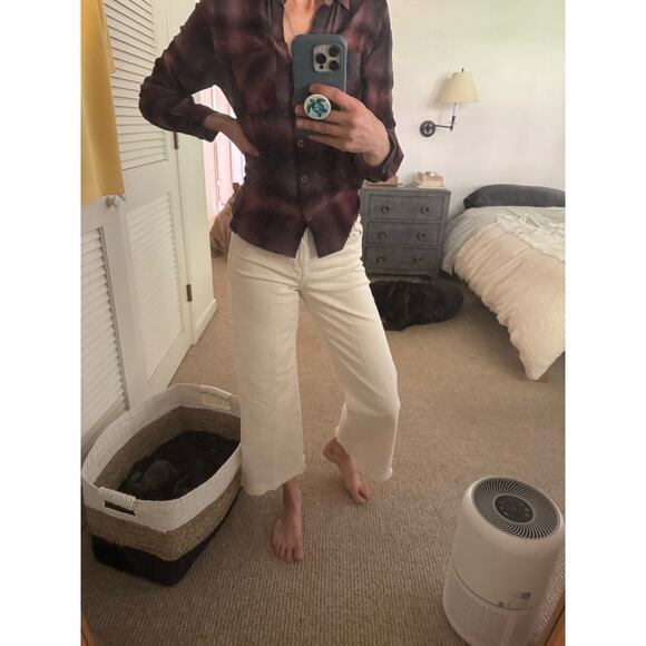 Ann Taylor Loft Wide Leg High Waisted Crops - Picture 9 of 9